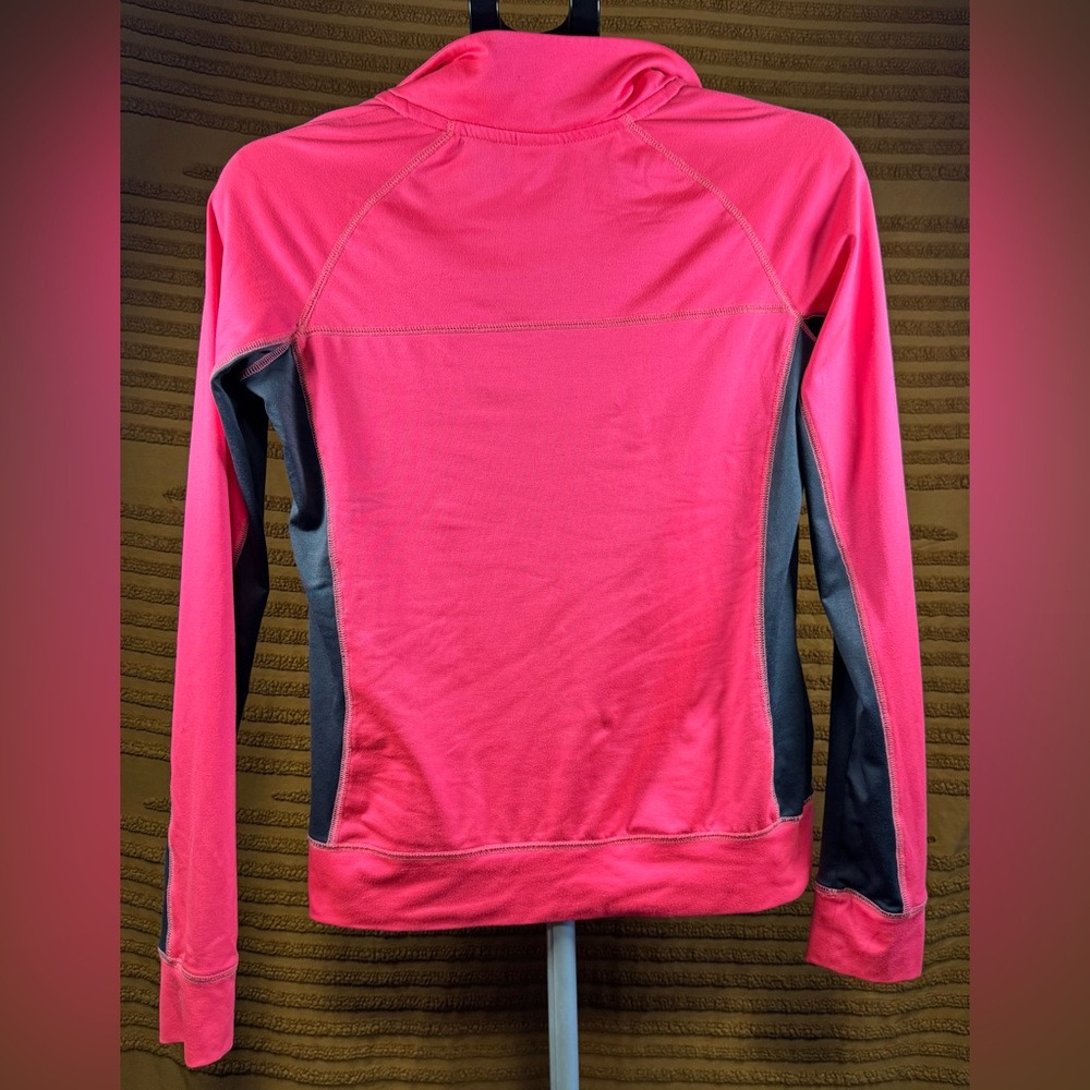 Victoria's Secret Hot Pink & Black Ultimate Pullover Size Small Quarter Zip - Picture 2 of 3